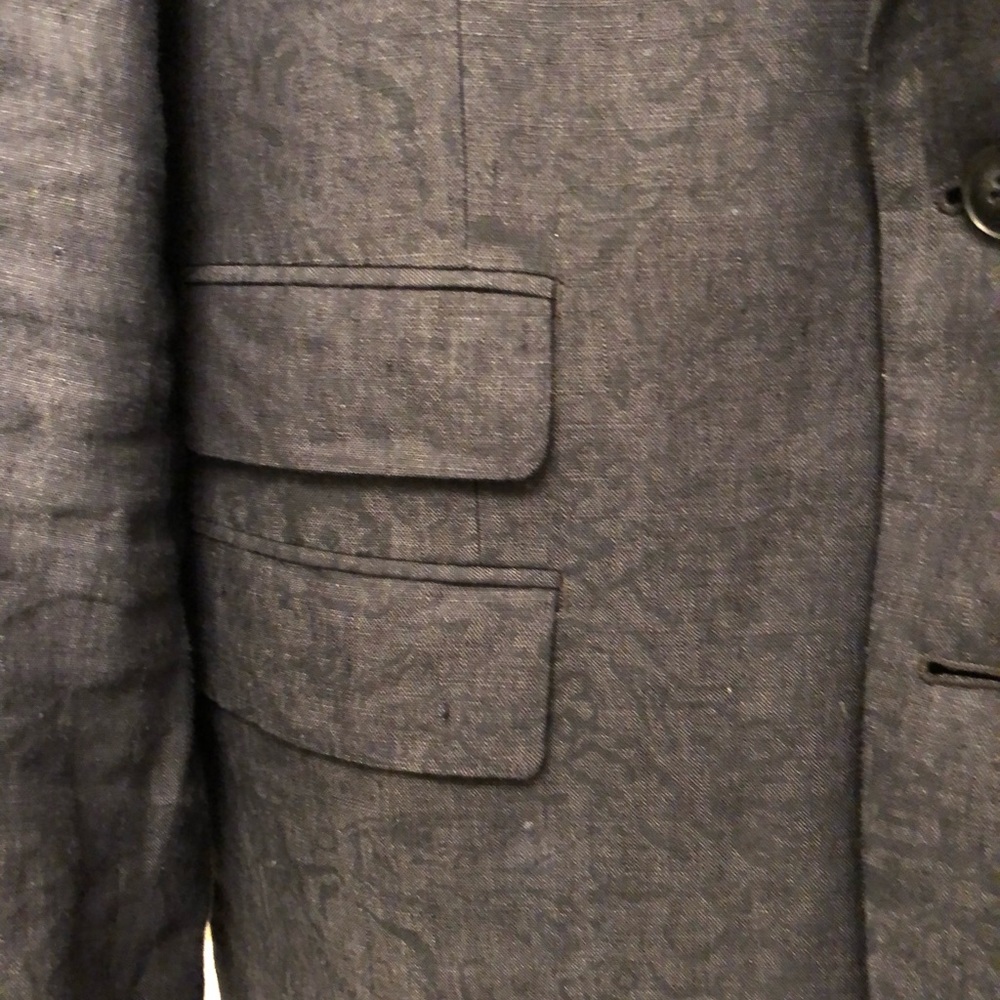 John Varvatos Linen blazer coat L